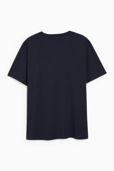 Heren - T-shirt - donkerblauw