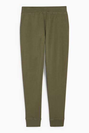 Femmes - Pantalon de jogging basique - vert foncé