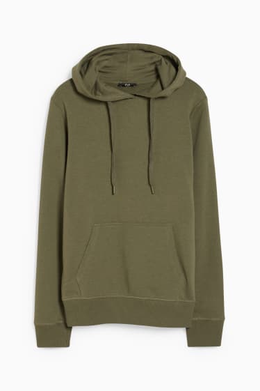 Women - Basic hoodie - dark green