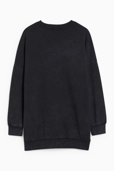 Dames - CLOCKHOUSE - sweatshirt - Lilo & Stitch - zwart
