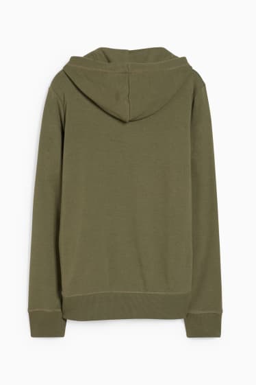 Women - Basic hoodie - dark green