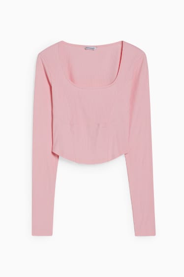 Teens & Twens - CLOCKHOUSE - Crop Top - rosa