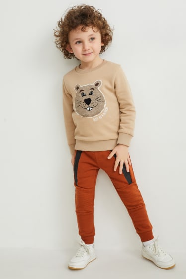 Bambini - Pantaloni sportivi - marrone