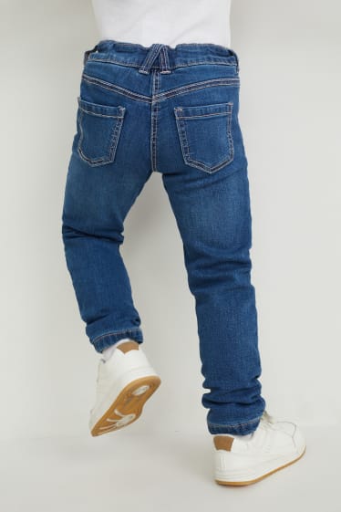 Children - Skinny jeans - thermal jeans - blue denim