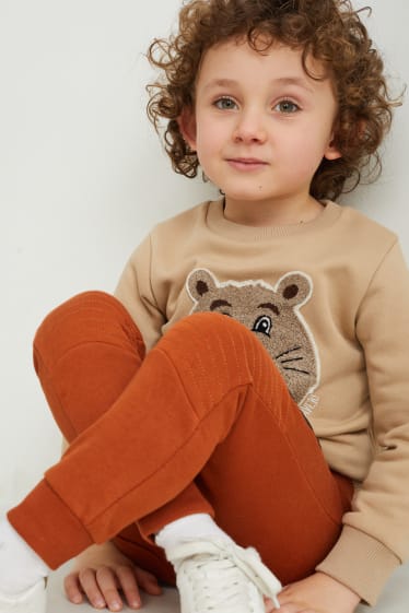 Kinder Jungen - Jogginghose - braun