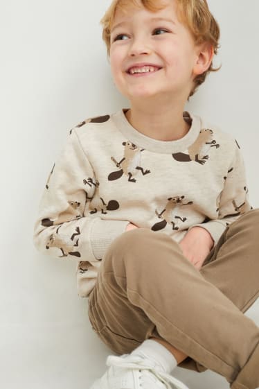 Enfants garçons - Pantalon - skinny fit - LYCRA® - beige