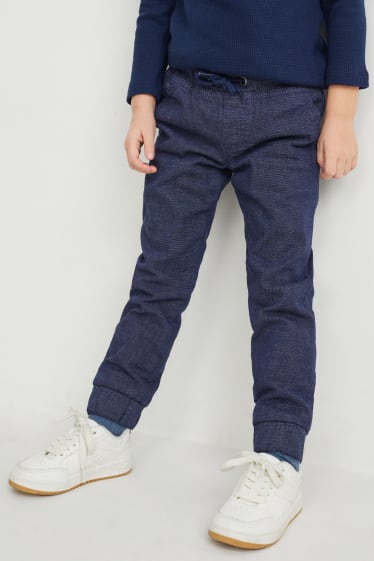 Niños - Slim jeans - vaqueros térmicos - azul oscuro