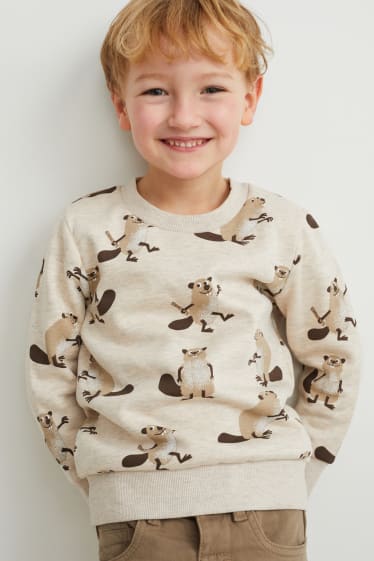 Enfants - Sweat - beige clair