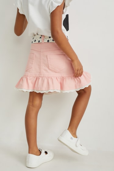 Kinderen: meisjes - Minnie Mouse - rok - roze