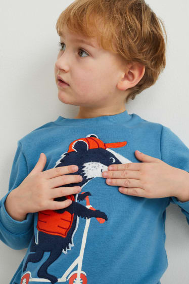 Kinderen: jongens - Sweatshirt - blauw