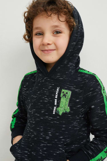 Kinder Jungen - Minecraft - Hoodie - dunkelgrau