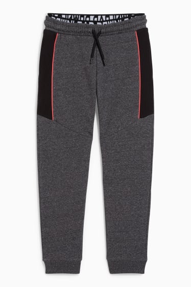 Copii - Pantaloni de trening - gri melanj