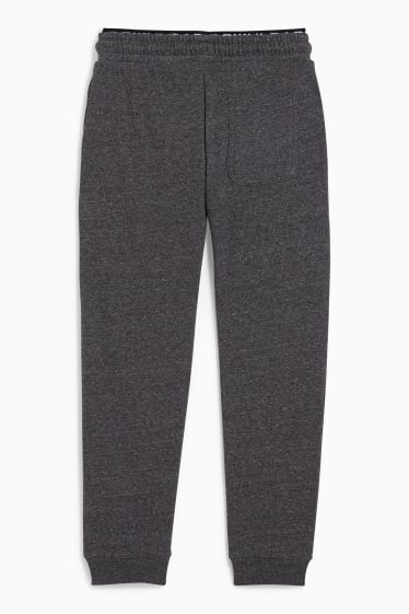 Kinder Jungen - Jogginghose - grau-melange