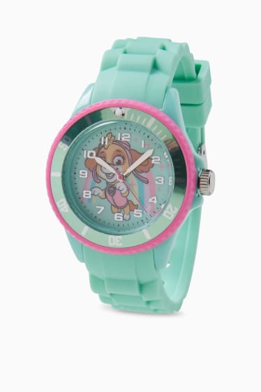 Enfants filles - Pat’Patrouille - montre-bracelet - vert clair