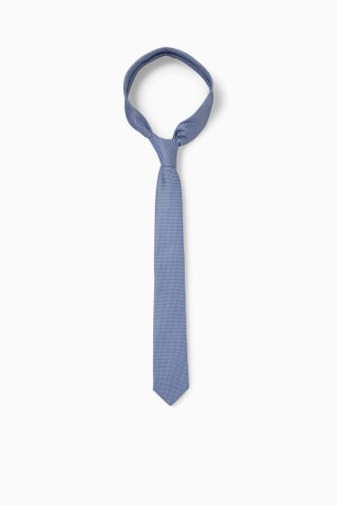 Children - Tie - patterned - blue