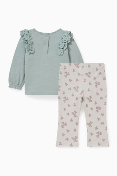 Babys - Babyoutfit - 2-delig - mintgroen