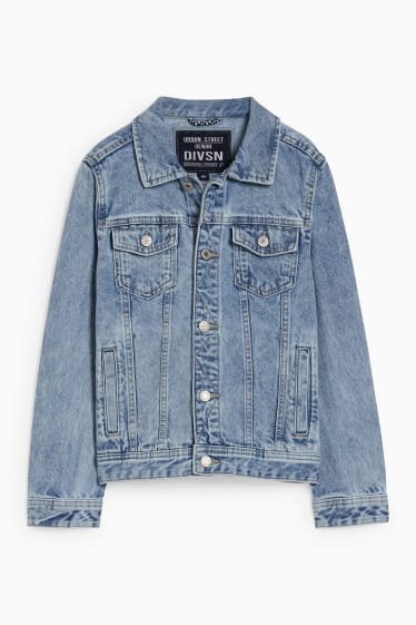 Kinder Buben - Jeansjacke - helljeansblau