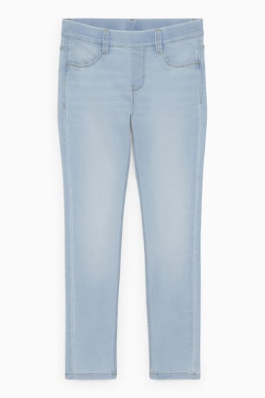 Dětské - Jegging jeans - džíny - světle modré