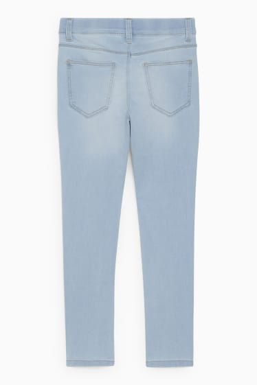 Dětské - Jegging jeans - džíny - světle modré