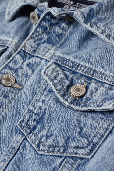 Kinder Buben - Jeansjacke - helljeansblau