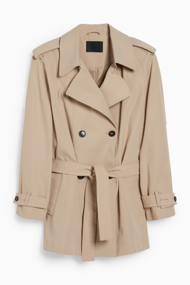 Women - Trench coat - taupe