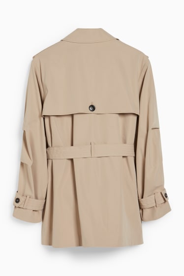 Damen - Trenchcoat - taupe