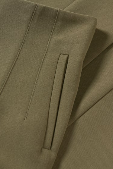 Dona - Pantalons de tela - cintura alta - cigarrette fit - verd
