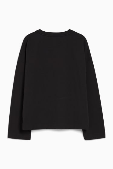 Donna - Maglia a maniche lunghe - nero