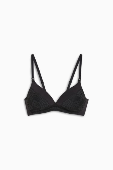 Donna - Reggiseno per allattamento senza ferretti - imbottito - nero