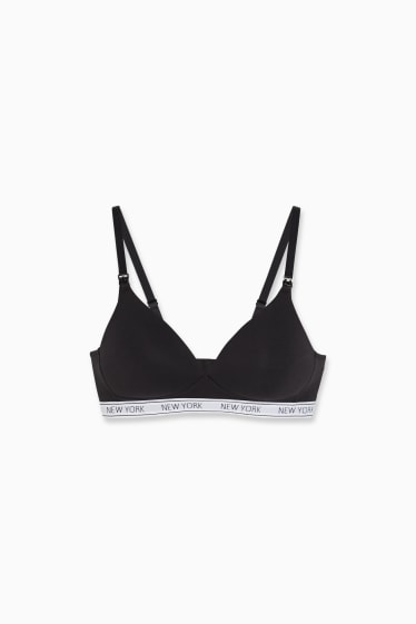 Femmes - Soutien-gorge sans armature d’allaitement - ampliforme - noir