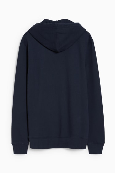 Heren - Hoodie - donkerblauw