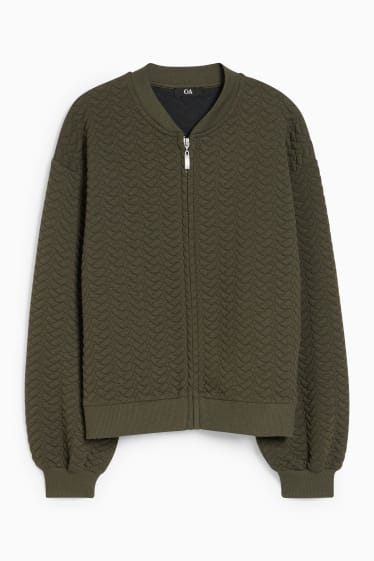 Women - Zip-through sweatshirt - dark green