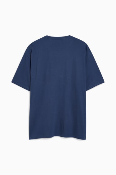 Heren - T-shirt - donkerblauw