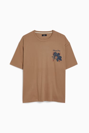 Uomo - T-shirt - marrone chiaro