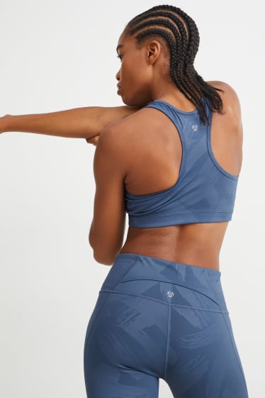 Women - Sports bra - padded - 4 Way Stretch - blue