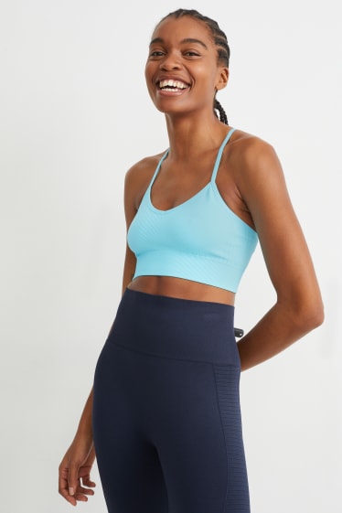 Women - Sports bra - light turquoise