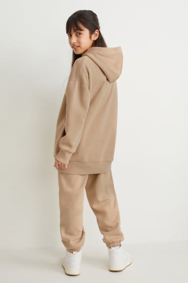 Kinderen - Harry Potter - set - hoodie en joggingbroek - 2-delig - beige