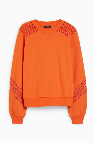 Women - Sweatshirt - orange