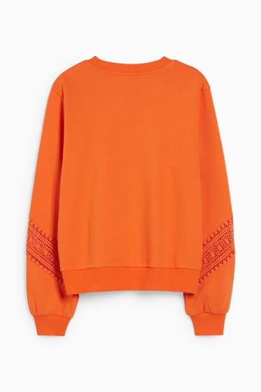 Damen - Sweatshirt - orange