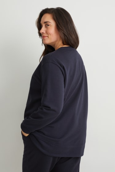 Dames - Sweatshirt - donkerblauw