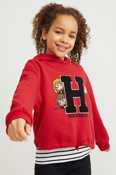 Enfants - Harry Potter - sweat à capuche - rouge