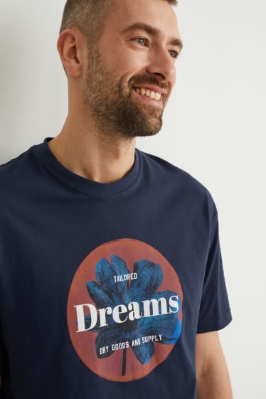 Hommes - T-shirt - bleu foncé