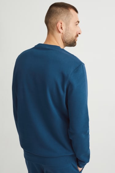 Bărbați - Bluză de molton - albastru