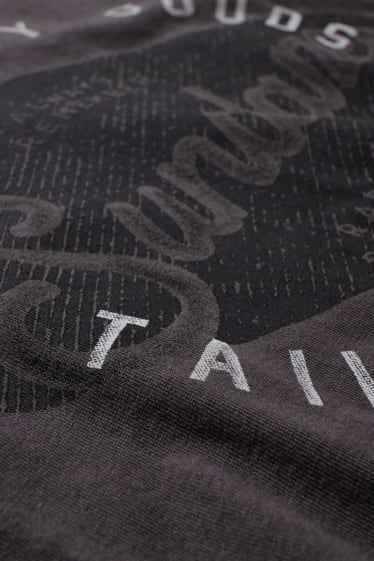 Men - T-shirt - dark gray