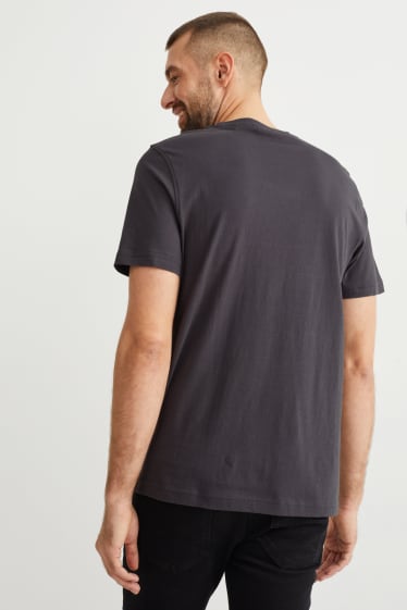 Hommes - T-shirt - gris foncé