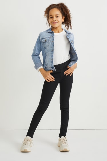 Dzieci - Jegging jeans - czarny