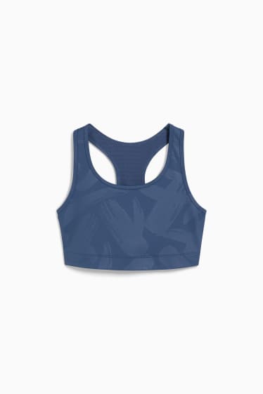 Women - Sports bra - padded - 4 Way Stretch - blue