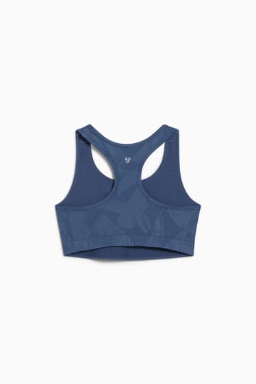 Women - Sports bra - padded - 4 Way Stretch - blue