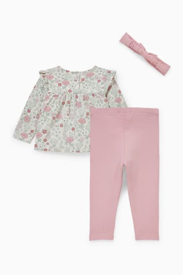 Bébés filles - Ensemble pour bébé - 3 pièces - blanc crème