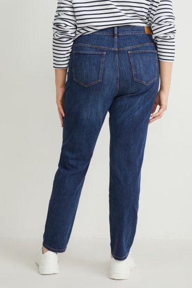 Dames - Slim jeans - high waist - jeansblauw